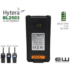 Hytera BL3001 batteri - 3000 mAh (PD7-serie, PD9-serie)