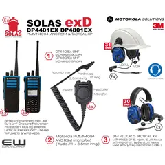 Motorola Atex Scrap Kampanje! SOLAS exD - DP4401Ex/DP4801Ex & PMMN4094 ANC RSM & IS Tactical XP Headset