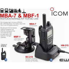 Icom MBF-1 & MBA-7 Vehicle Mouinting Kit for BC-218 (IP501H)