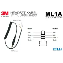 3M PELTOR PTT-adapter for Motorola TETRA MTH800 / MTP850