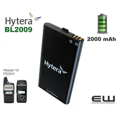 Hytera BL2009 - LiIon 2000 mAh batteri (PD355, PD365, PD375)