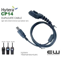 Hytera CP14 Duplicate Clone cable (PD7-serie)