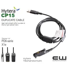 Hytera CP15 Duplicate Clone cable (PD6-serie, X1e)