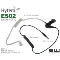 Hytera ES-02 Listen Only Earpiece 3,5mm til monofon