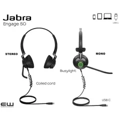 Jabra Engage 50 Duo (USB-C)