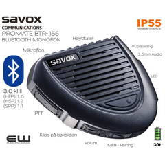 Savox Promate BTR-155 Bluetooth RSM (K551051)