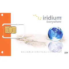 SIM kort til Iridium telefon- Post paid