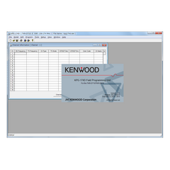 Kenwood KPG-174DM Programing Software - Windows