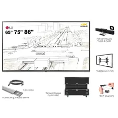 LG 4K Large Display Portabelt Møterom (36mnd on Site Swap)