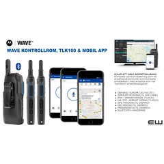 Motorola WAVE Dispatch, Mobil & TLK100 LTE & WiFi Radiosamband