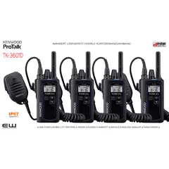 Kenwood  ProTalk TK-3601D BUNDLE (446MHz, IP67)