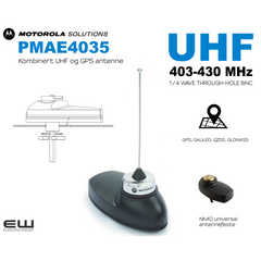 Motorola PMAE4035 UHF/GPS kombiantenne (403-430MHz, GPS)
