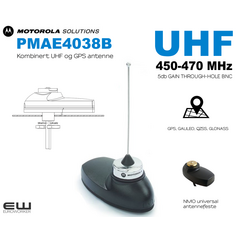 Motorola PMAE4038B UHF/GPS kombiantenne (403-430MHz, 5db GAIN, GPS)