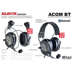 Silenta ACOM BT (Bluetooth, PTT)