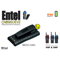 Entel Batteri CNB950EV2 1800mAh, (Atex, DT800, DT900)