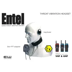 Entel CXR16 Throat Vibration Headset  (DTEx, Atex)