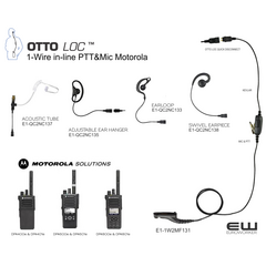 Otto Loc 1-Wire in-line PTT&Mic (DP4000 E1-1W2MF131)