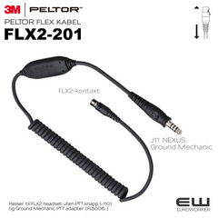 3M Peltor FLX2-201 Flexkabel (Ground Mechanic, FLX2, J11)
