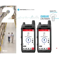LEIE 2 stk Motorola Evolve m/Wave PTX (3 år)