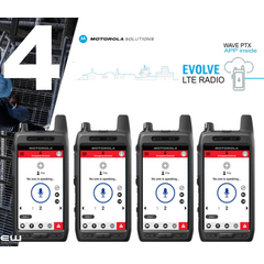 LEIE 4 stk Motorola Evolve m/Wave PTX (3 år)
