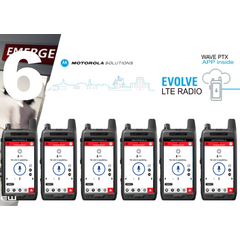 LEIE  6 stk Motorola Evolve m/Wave PTX (3 år)