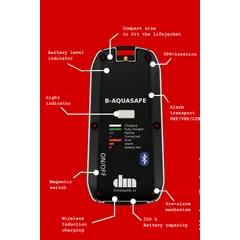 Wave PTX Bluetooth Vannsensor - Man in Water Alarm