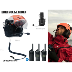Iricomm 3.0 Wired - Hearingprotected Waterproof Headset (Motorola DP4000)