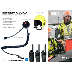 Iricomm Gecko MK11 Waterproof Headset (Motorola DP4000)