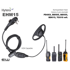 Hytera EHM-15 Earpiece (PTT, VOX)