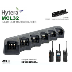 Hytera MCL32 Multi Unit Rapid Charger (HP685, HP605)