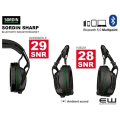 Sordin Sharp Bluetooth Industriheadset