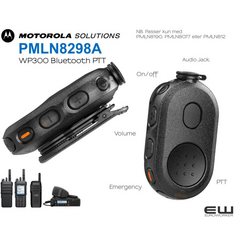 Motorola PMLN8298A WP300 Wireless Bluetooth Control Pod (TLK100, Wave PTX)