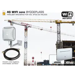 4G WIFI-sone INDUSTRI (SIM-kort)