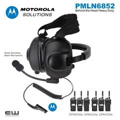 Motorola PMLN6852 Heavy-duty Behind-the-Head Headset
