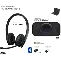 Epos Adapt 260 & Expand Vision 1 - PC Teams Møte