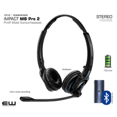 EPOS | Sennheiser IMPACT MB Pro 2 - Stereo Headset bluetooth