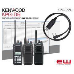 Kenwood KPG-D6 og KPG-22U  USB Programmerings Kit  (NX1000-serie)