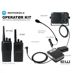 Motorola DP1400 Operatør Kit for Kran og Rigg