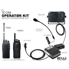 Icom F2000 Operatør Kit for Kran og Rigg (F2000, F29SR2)