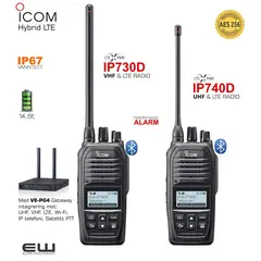 Icom IP730D (VHF) IP740D (UHF) - Hybrid LTE  VHF/UHF (Full Duplex LTE)