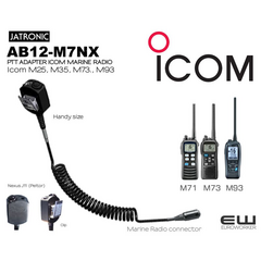 Jatronic AB12-M7NX Icom Marine radio PTT Adapter  (M73)