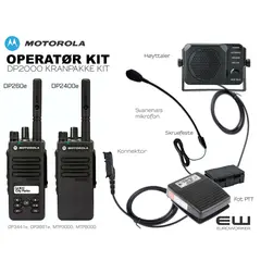 Motorola DP2000 Operatør Kit for Kran og Rigg