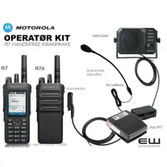 Motorola R7 Operatør Kit for Kran og Rigg (R7, R7A)