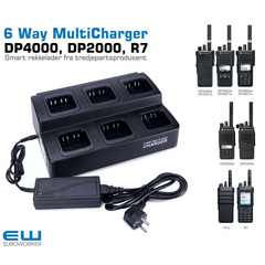 6 Way MultiCharger (DP4000, DP2000, R7)