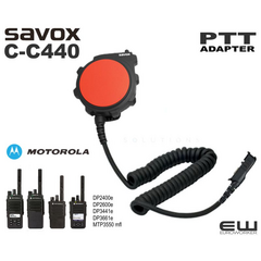Savox C-C440 PTT Adapter til Hytera (DP3441e, DP3661e, DP2400e, DP2600e, MTP3000)