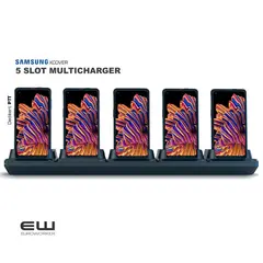 GP-PTG736ASBBQ - SAMSUNG Koamtac Xcover 6 Pro 5 Pogo and Battery 5 slot Charging Cradle Black