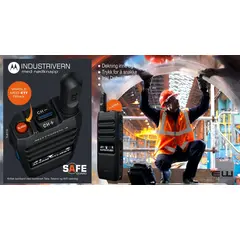 Industriuvernsamband  med alarm - Leiepakke Motorola TLK110