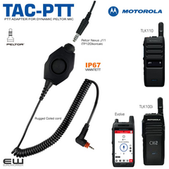 Nøklingsbryter for TLK100 TLK110 - euroworker . TCPTT Adapter for TLK100i, TLK110, Evolve (IP67, Wave PTX)