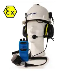 Jatronic AB12-33NX Motorola GP340 Atex Blå PTT Adapter (Atex)