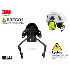 3M Peltor P3EG01 - Elisolert hjelmfeste